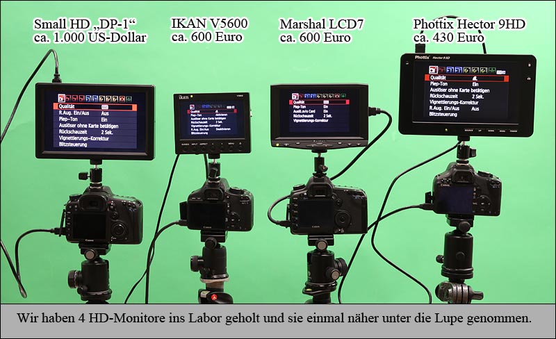 4 mobile HD-Monitore im Test