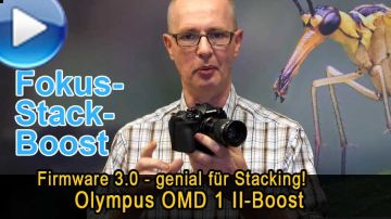 Firmwareupdate 3.0 fr Olympus OMD EM1 II - Fokusstacking