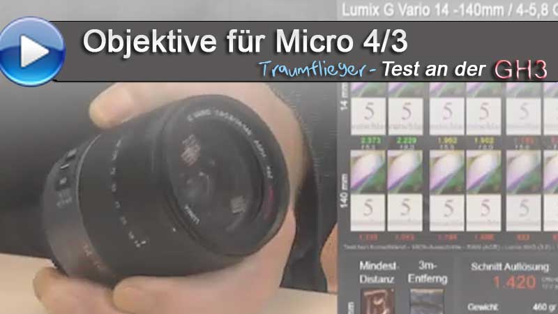Video: Objektive für Micro 4/3 im Test an der GH3 (Wo 27 Teil 1) -  Traumflieger.de
