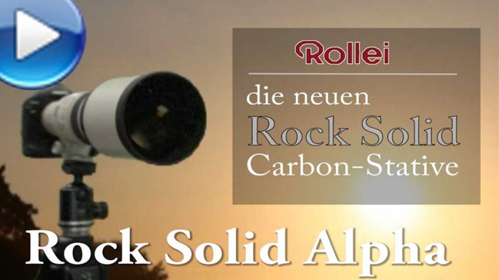 Rollei Rock Solid Alpha - Carbon-Stativ / Demovideo - Traumflieger.de