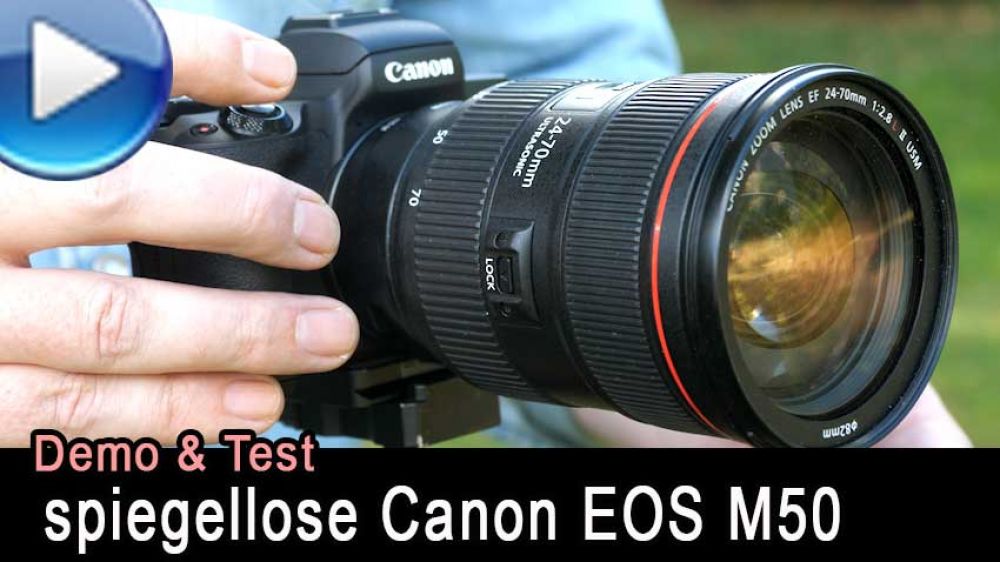 spiegellose Canon EOS M50 im Traumflieger-Test - Traumflieger.de
