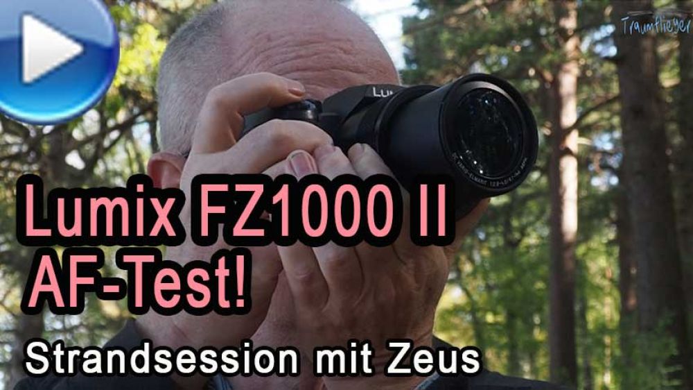 Panasonic Lumix FZ1000 Mark 2 - AF-Test am Strand - Traumflieger.de