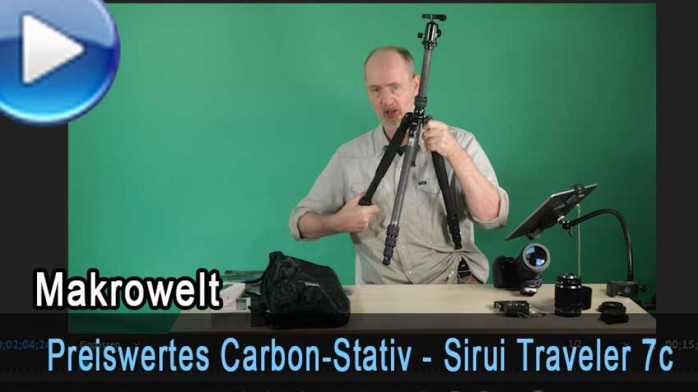 Preiswertes Carbon-Stativ: Sirui Traveler 7C - Traumflieger.de