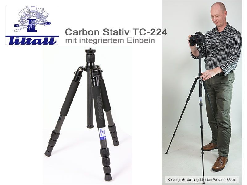 Tiltall Carbon Stativ TC-224 - Traumflieger