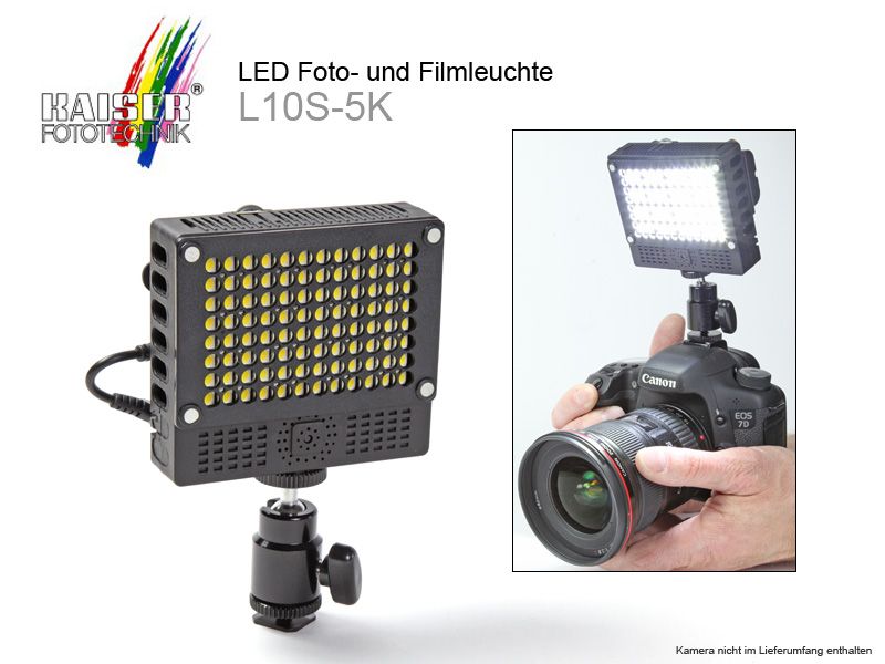 Kaiser LED Videoleuchte L10S-5K - Traumflieger