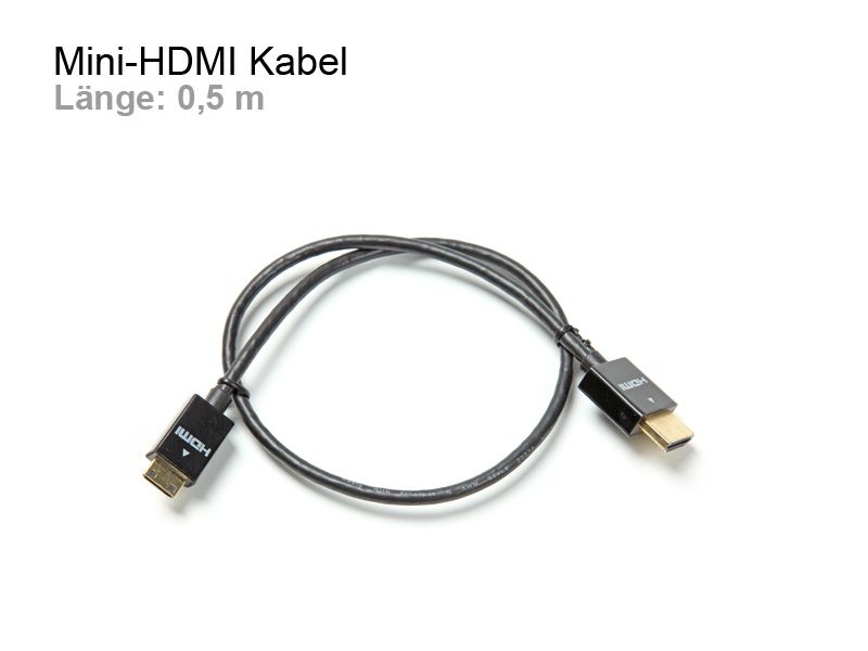 Flexibles Mini-HDMI Kabel MK86, Länge: 0,5 m - Traumflieger