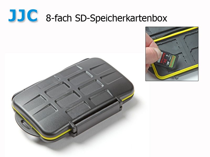 JJC SD-Speicherkartenbox, 8-fach - Traumflieger