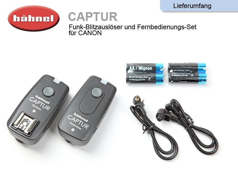 Hähnel Captur Fernauslöse-Set für Blitz und Kamera Canon - Traumflieger