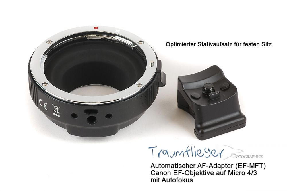 Traumflieger AF-adapter (EF-MFT) with superfast autofocus - Traumflieger
