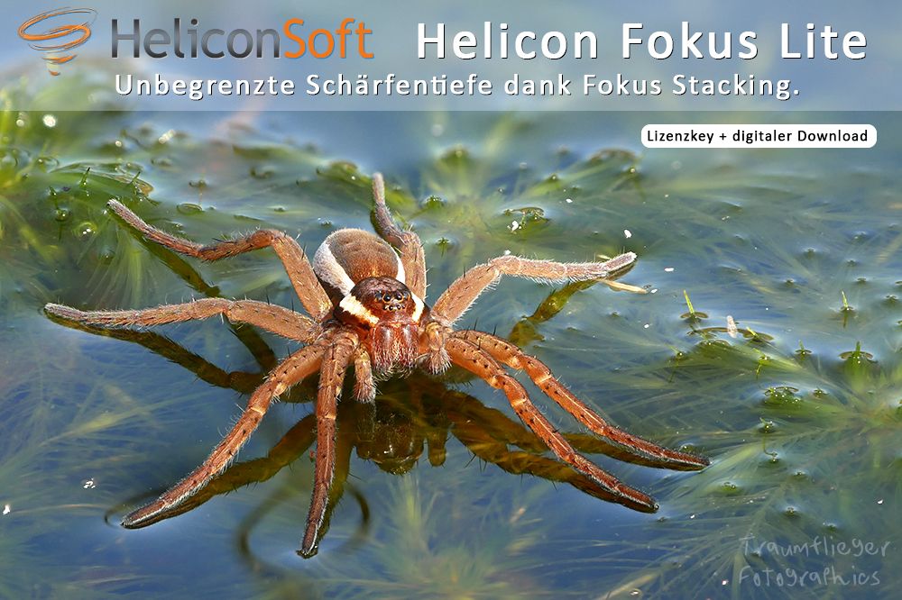 Helicon Focus LITE unlimited - Stacking Software, Schlüssel für PC/Mac -  Traumflieger